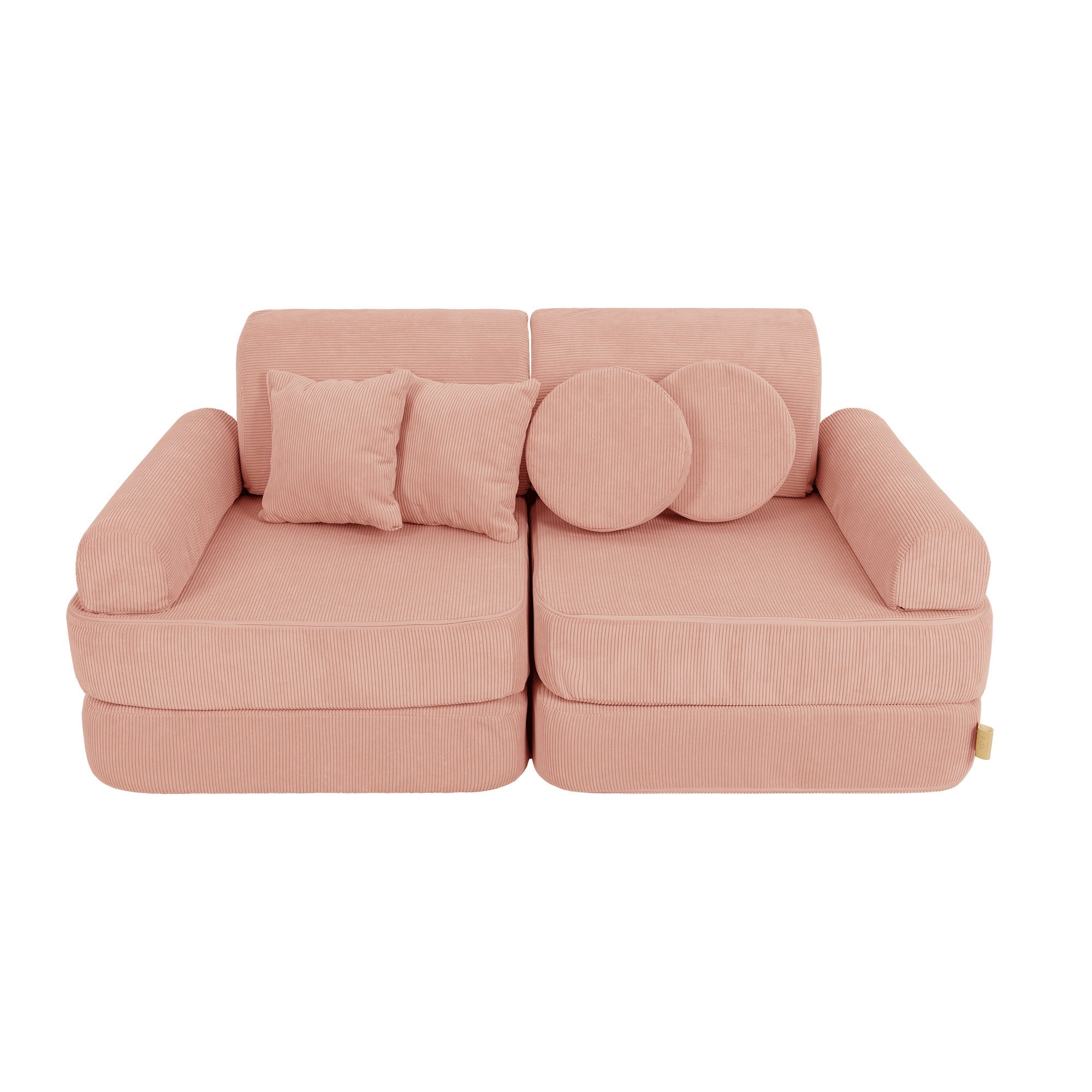 Canapea extensibilă modulară MeowBaby Slimcord Play Sofa Plus – 10 piese