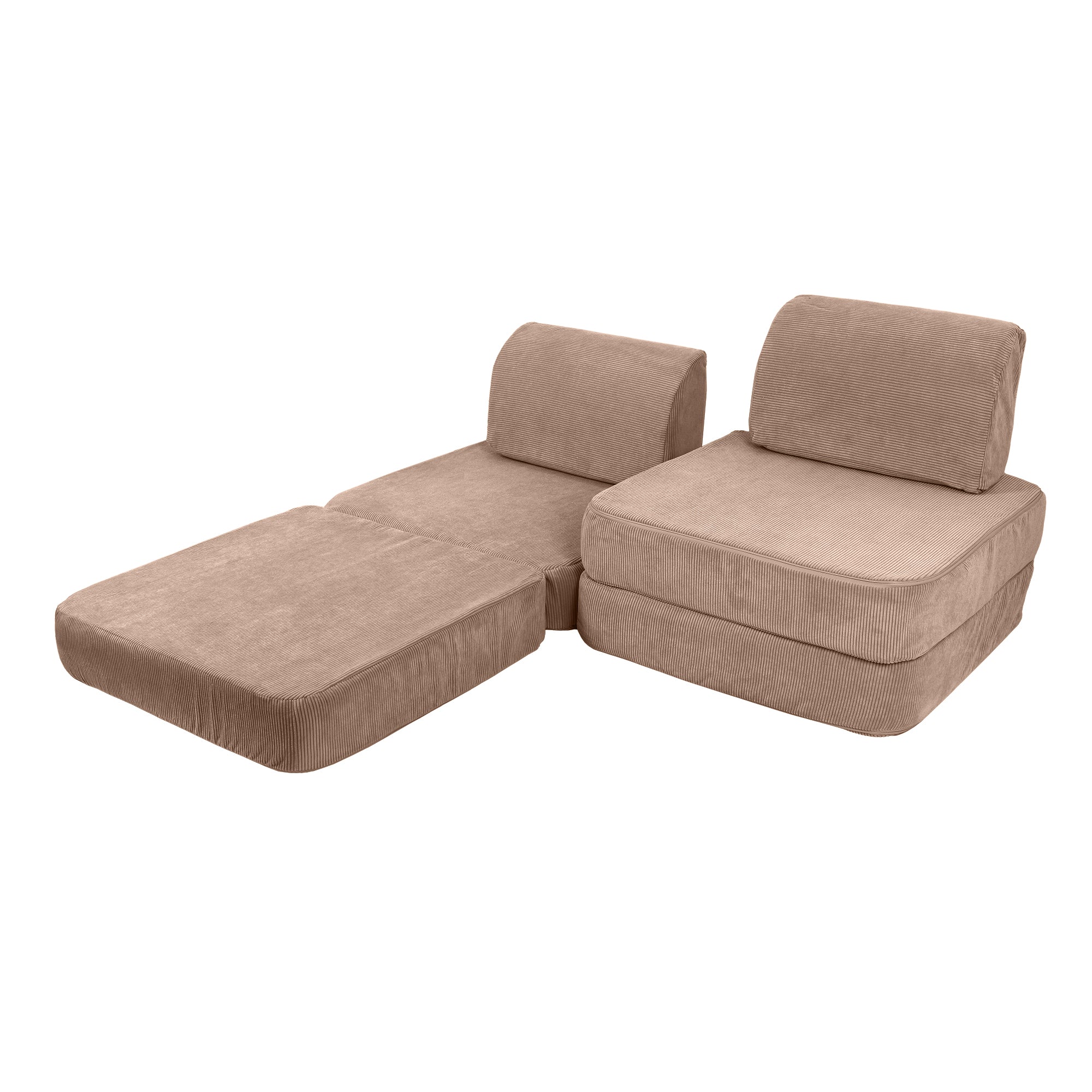 Slimcord Sofa Basic – Canapea extensibilă modulară pentru copii | 4 piese