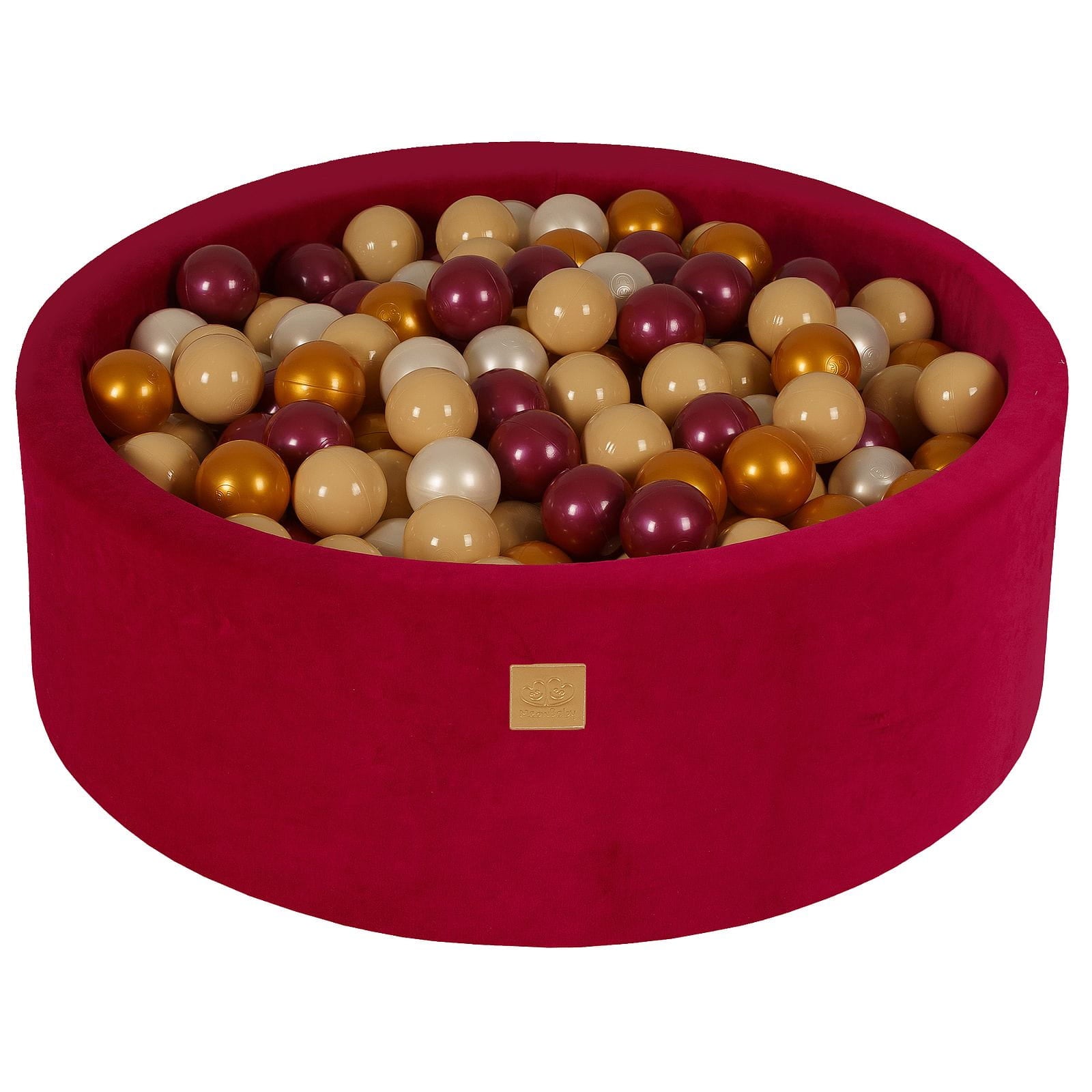 Piscină cu bile de catifea magenta