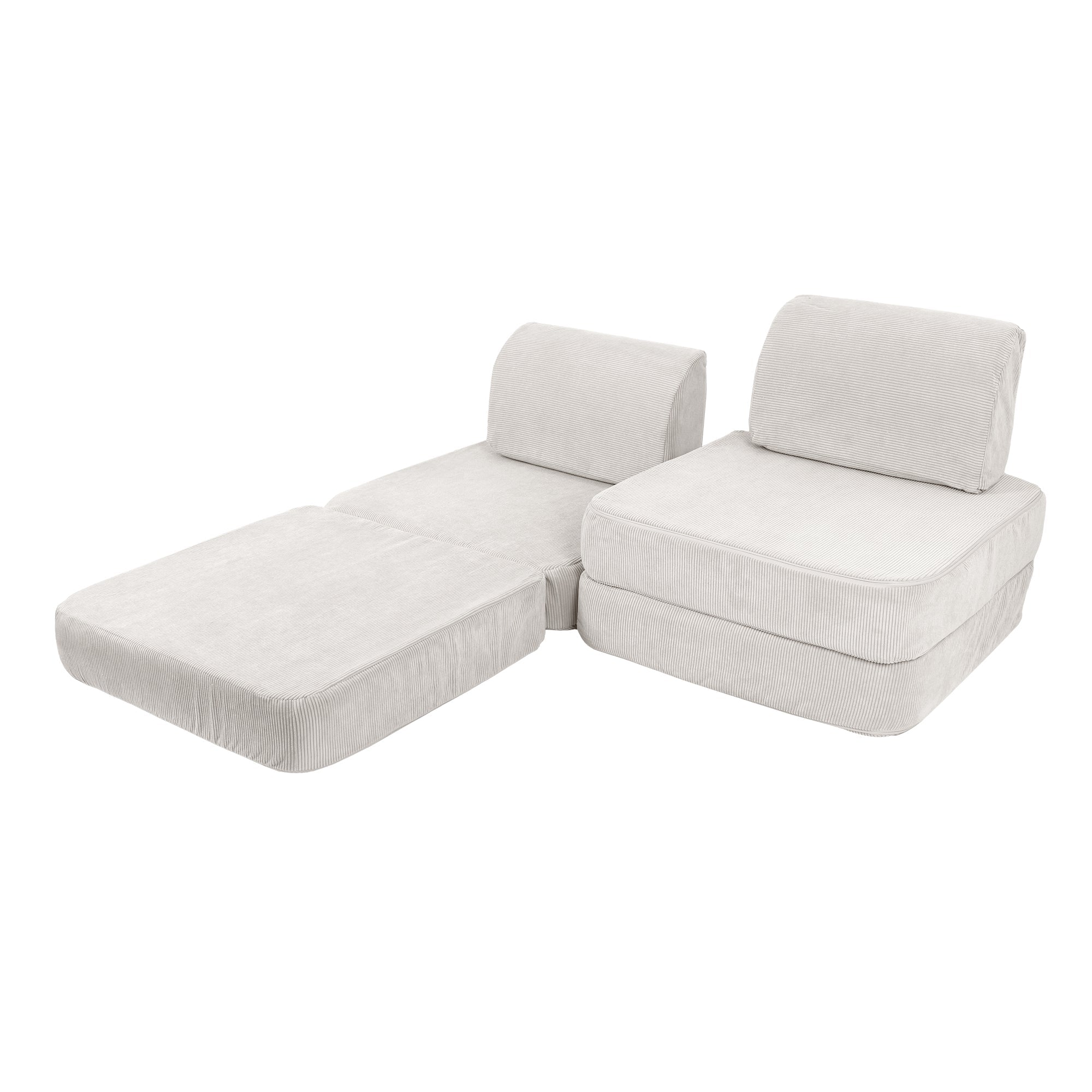 Slimcord Sofa Basic – Canapea extensibilă modulară pentru copii | 4 piese