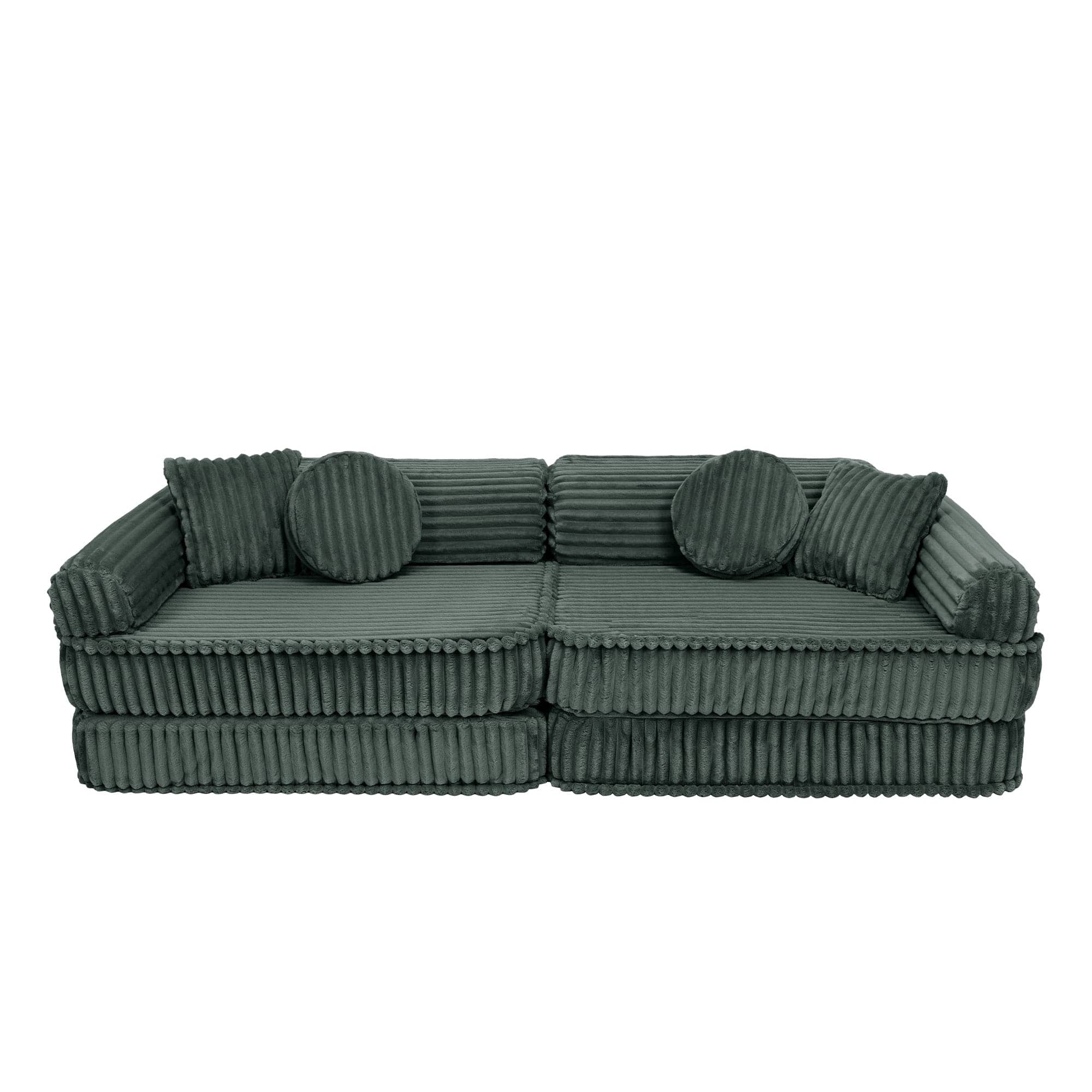 Meowbaby Kids Play Sofa - Modular Play Couch | 10 Pieces | Churros