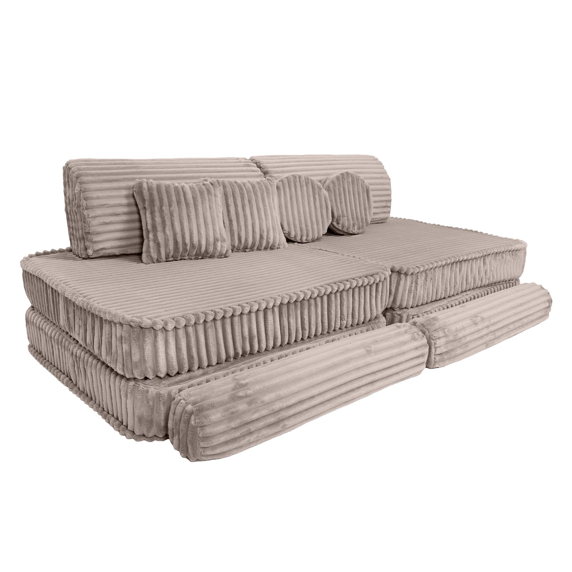 Meowbaby Kids Play Sofa - Modular Play Couch | 10 Pieces | Churros