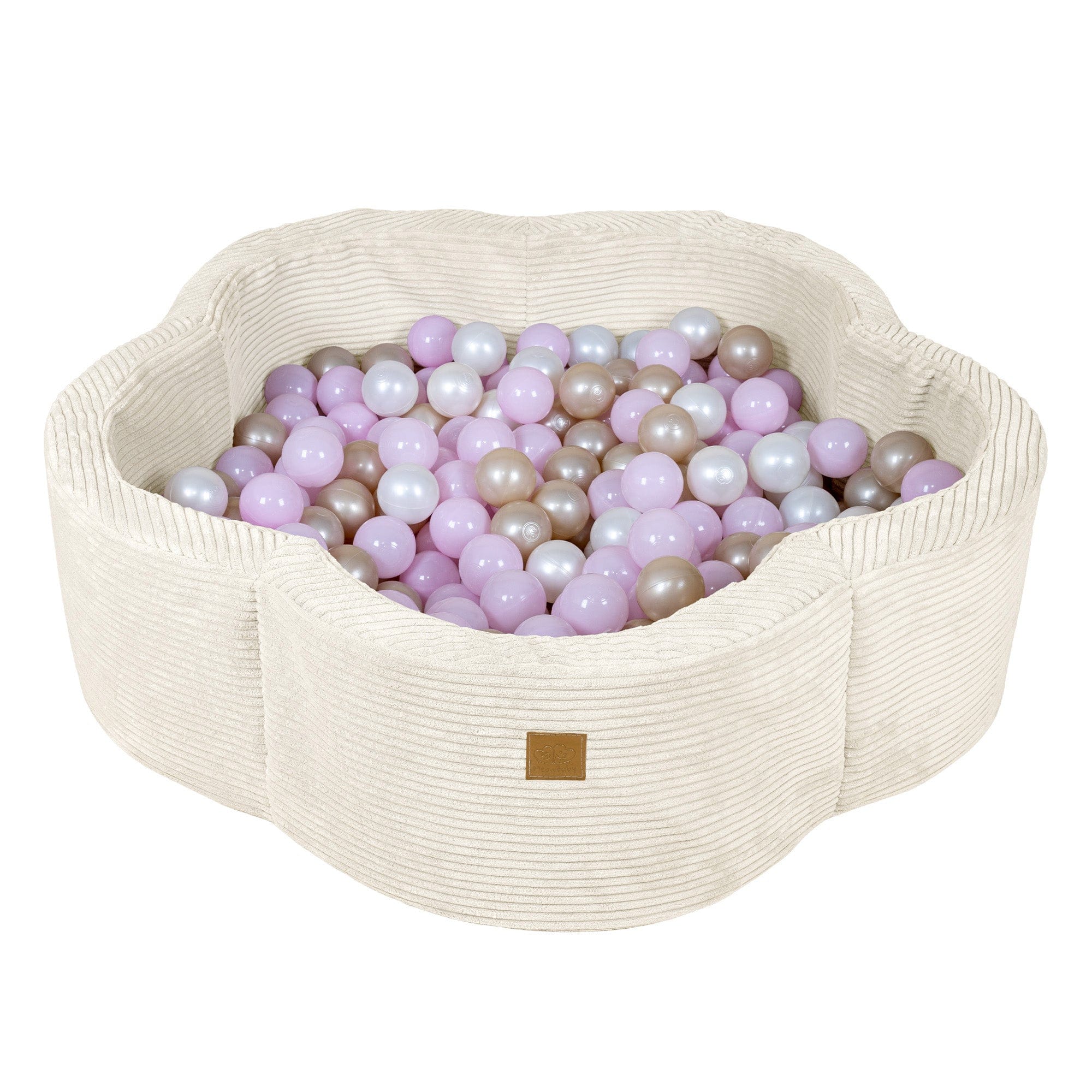 Meowbaby Aesthetic Vanilla Flower – Ball Pit for Children | Optional Balls 