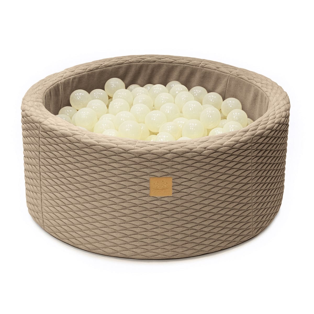 Meowbaby Ball Pit for Child | Balls to Choose | Silver Cloud | Dune