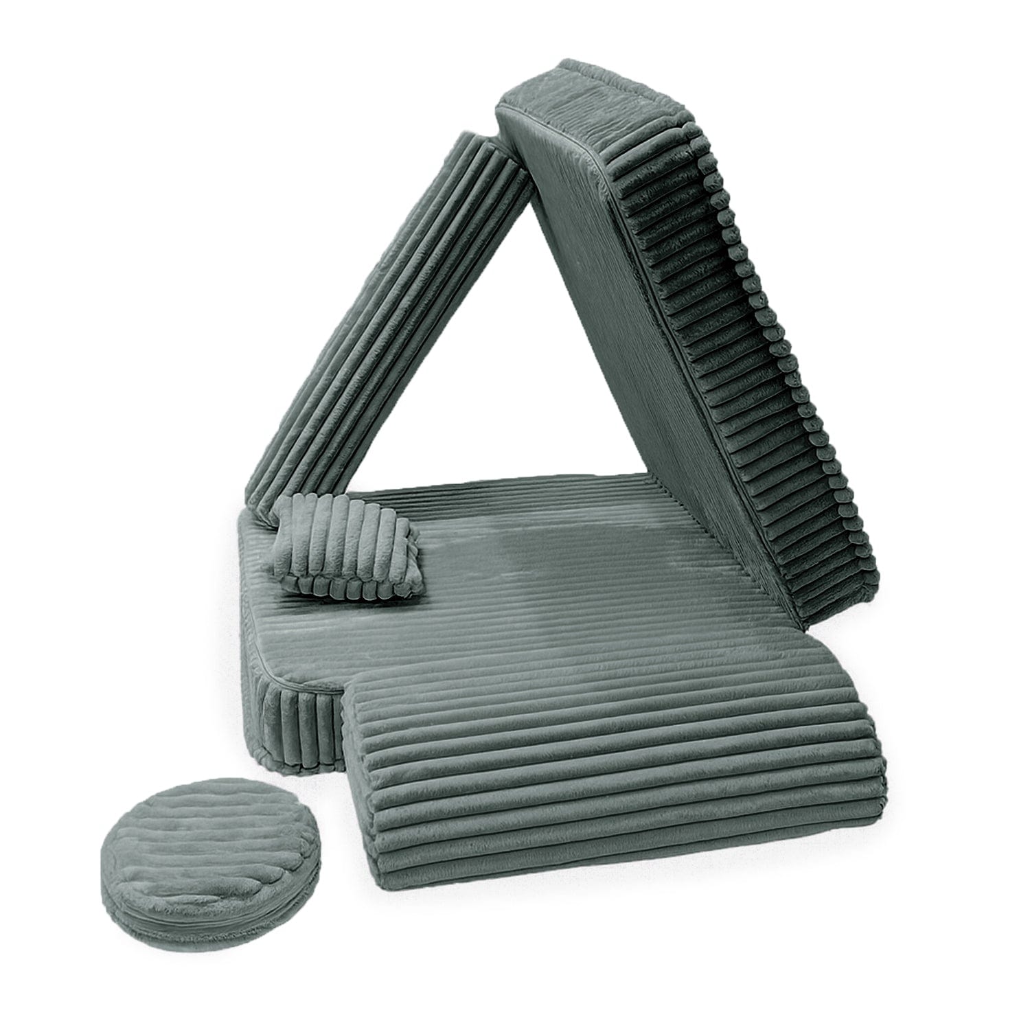 Meowbaby Modular Chair for Kids – 5 Pieces | Churros | 80cm 