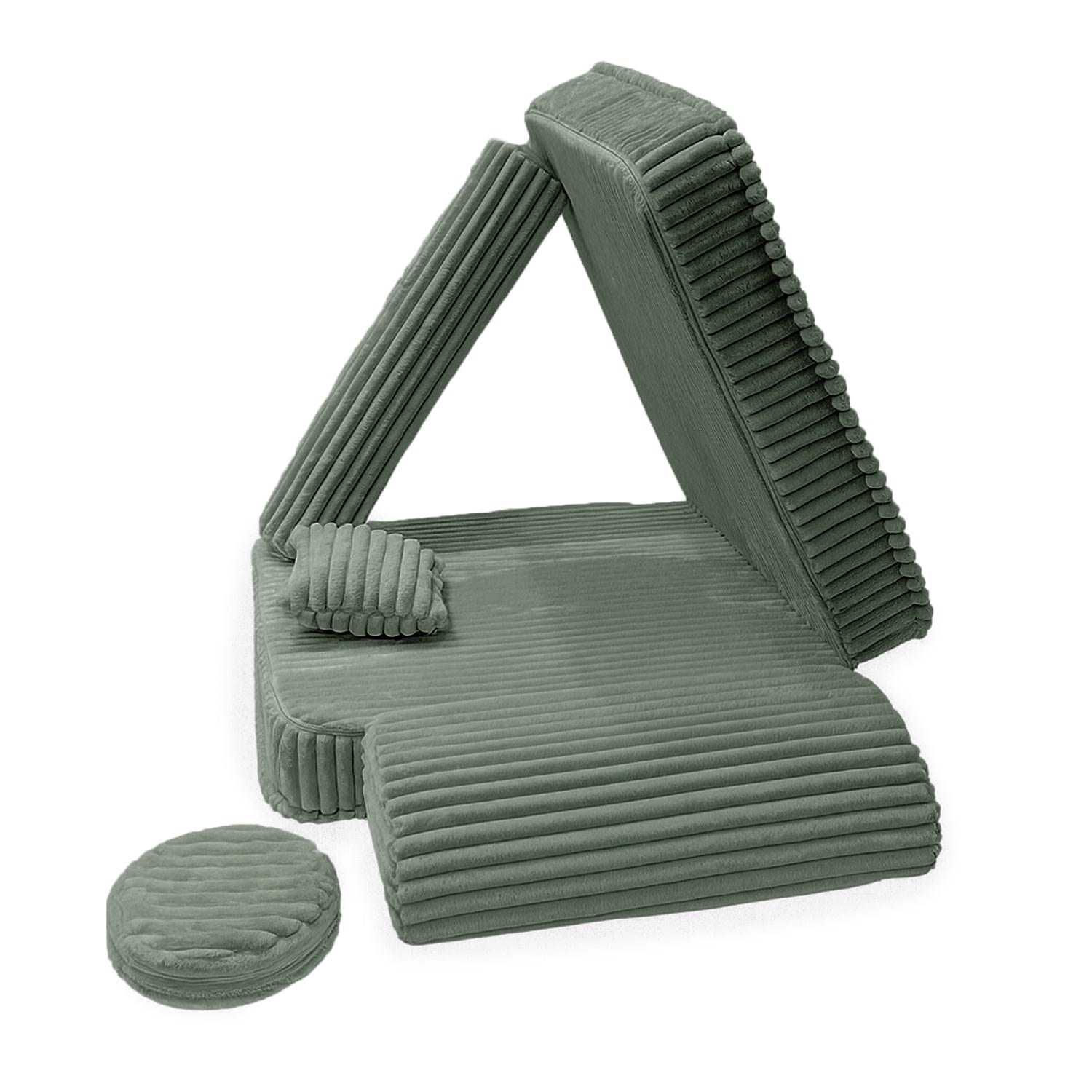 Meowbaby Modular Chair for Kids – 5 Pieces | Churros | 80cm 