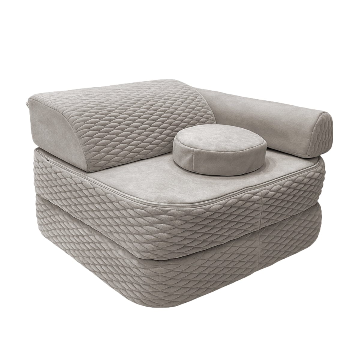 Meowbaby Modular Half-Sofa for Kids – 4 Pieces | Dune | 60cm