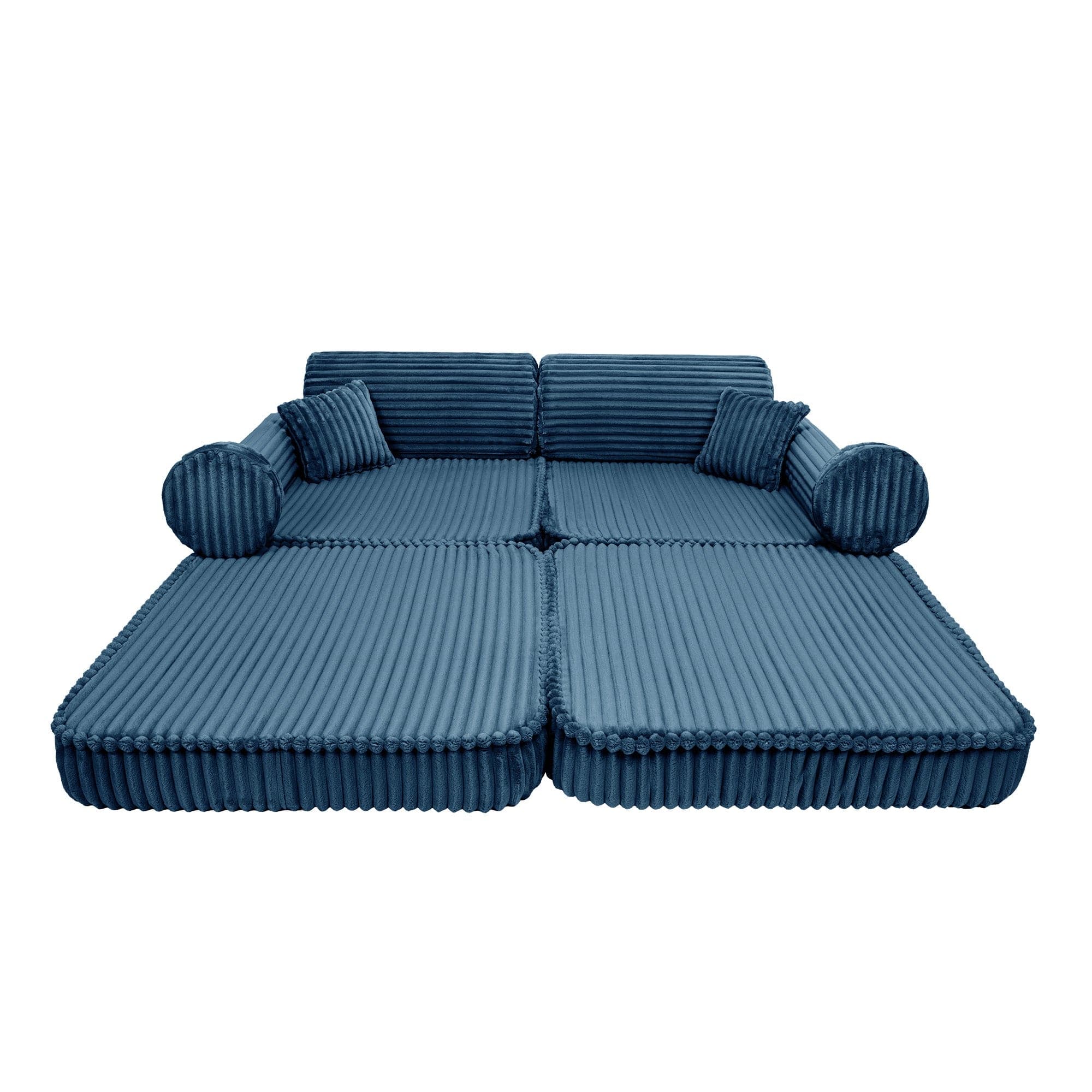 Meowbaby Kids Play Sofa - Modular Play Couch | 10 Pieces | Churros