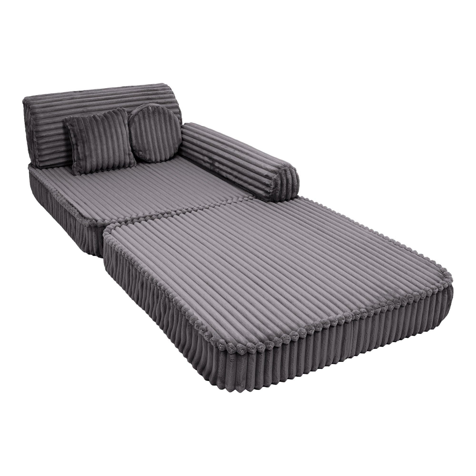 Meowbaby Kids Play Sofa - Modular Play Couch | 10 Pieces | Churros