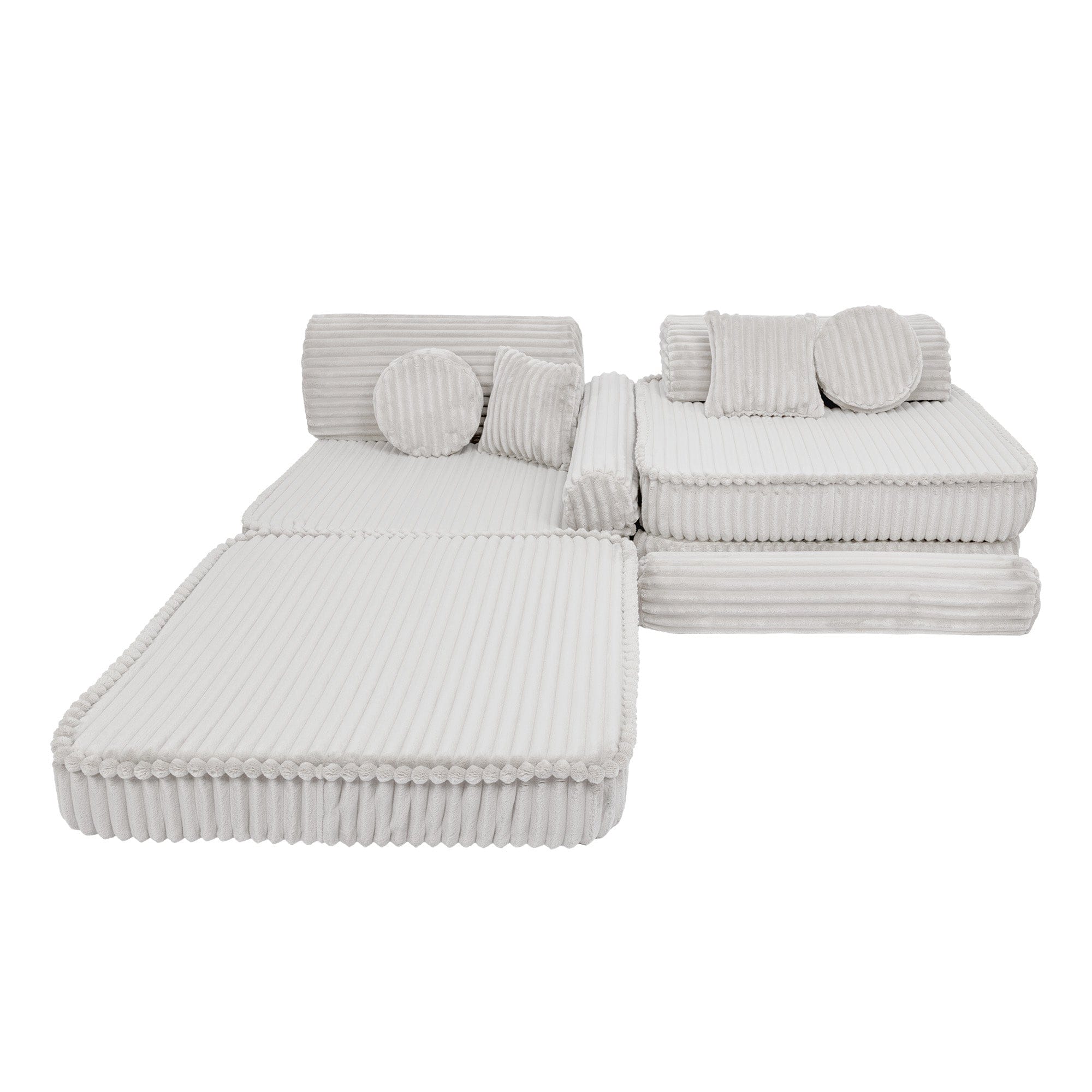 Meowbaby Kids Play Sofa - Modular Play Couch | 10 Pieces | Churros