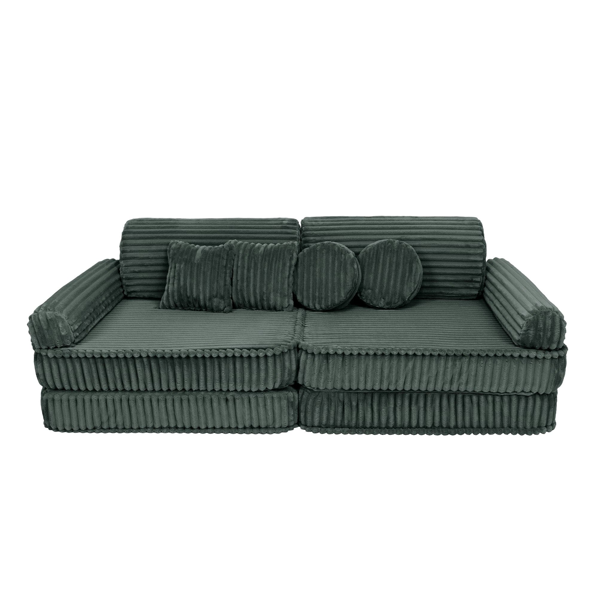 Meowbaby Kids Play Sofa - Modular Play Couch | 10 Pieces | Churros