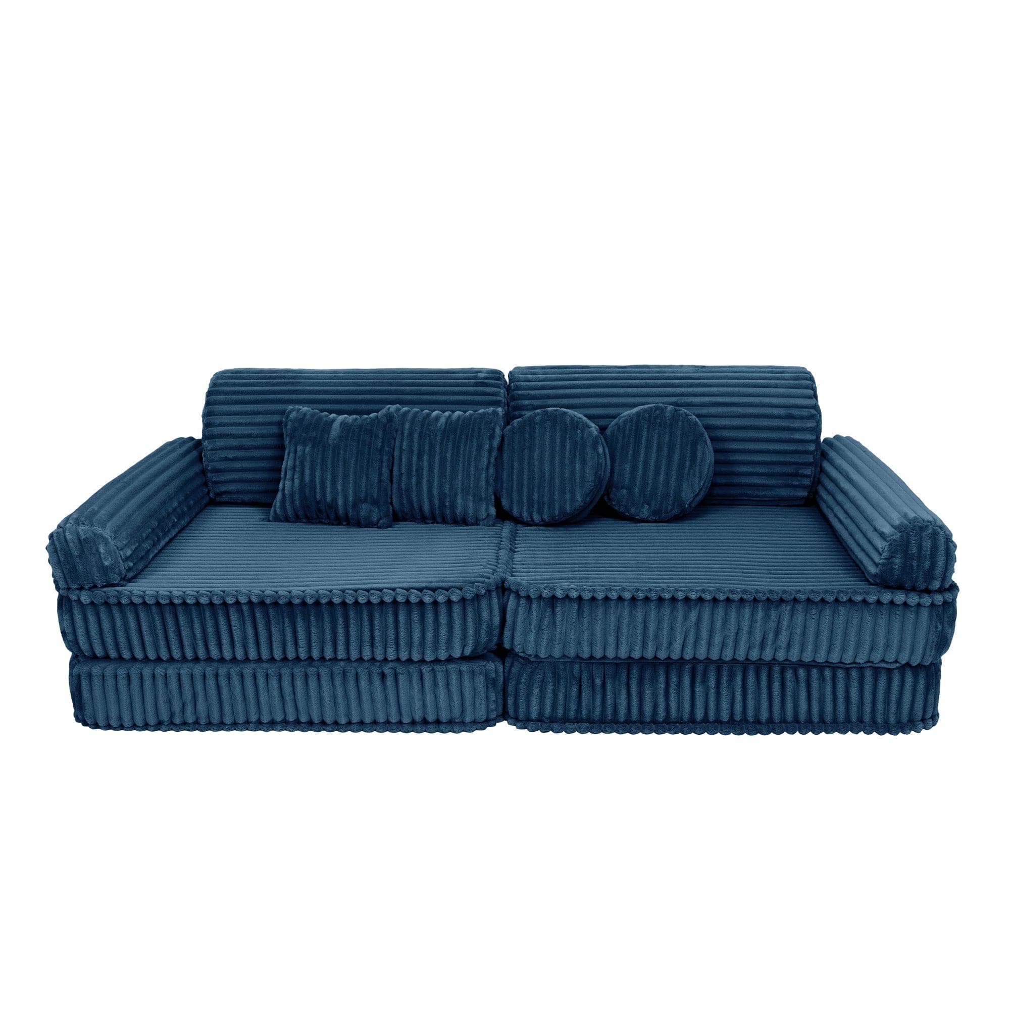 Meowbaby Kids Play Sofa - Modular Play Couch | 10 Pieces | Churros