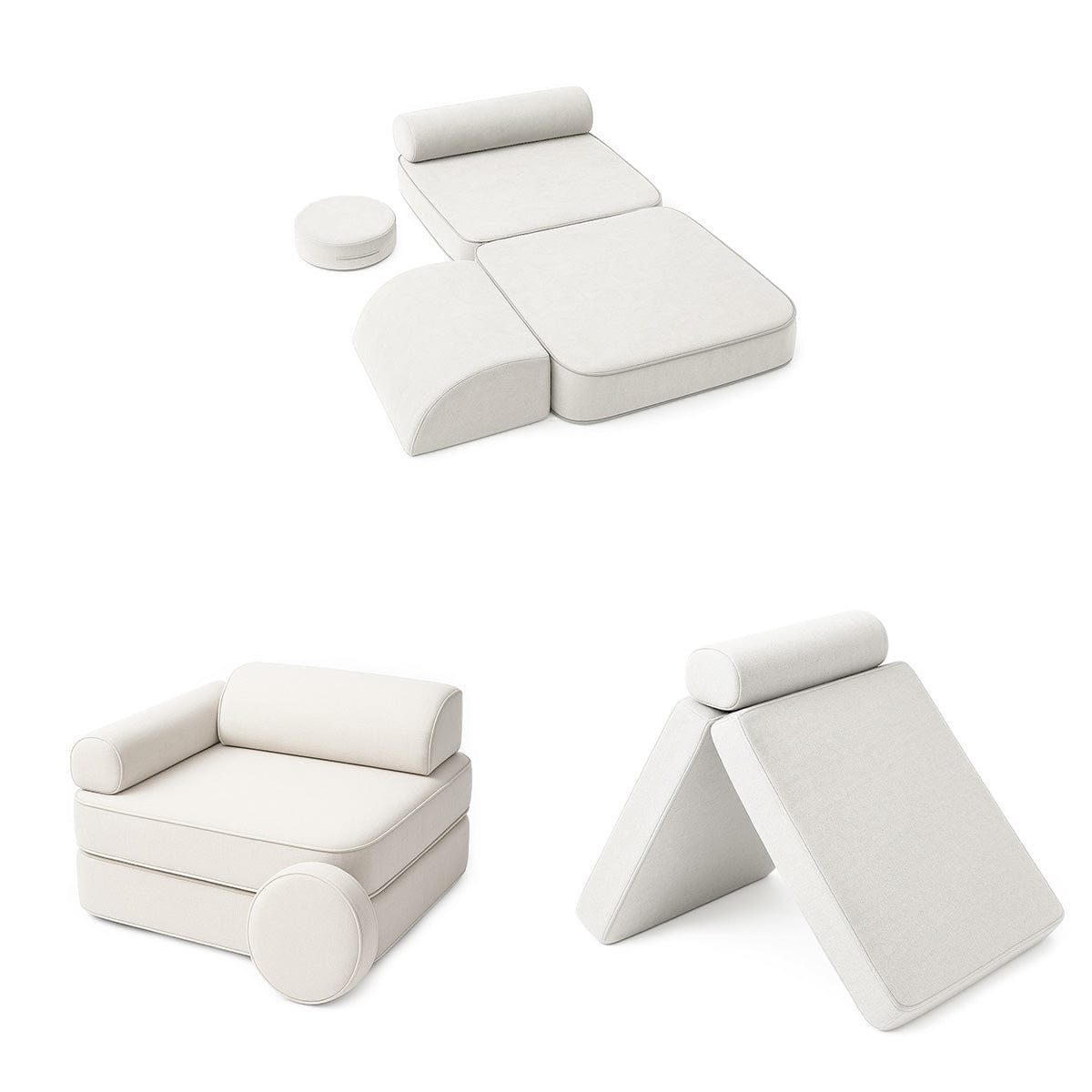 Meowbaby Modular Kids Sofa Plus – 8 Pieces | Mellow 