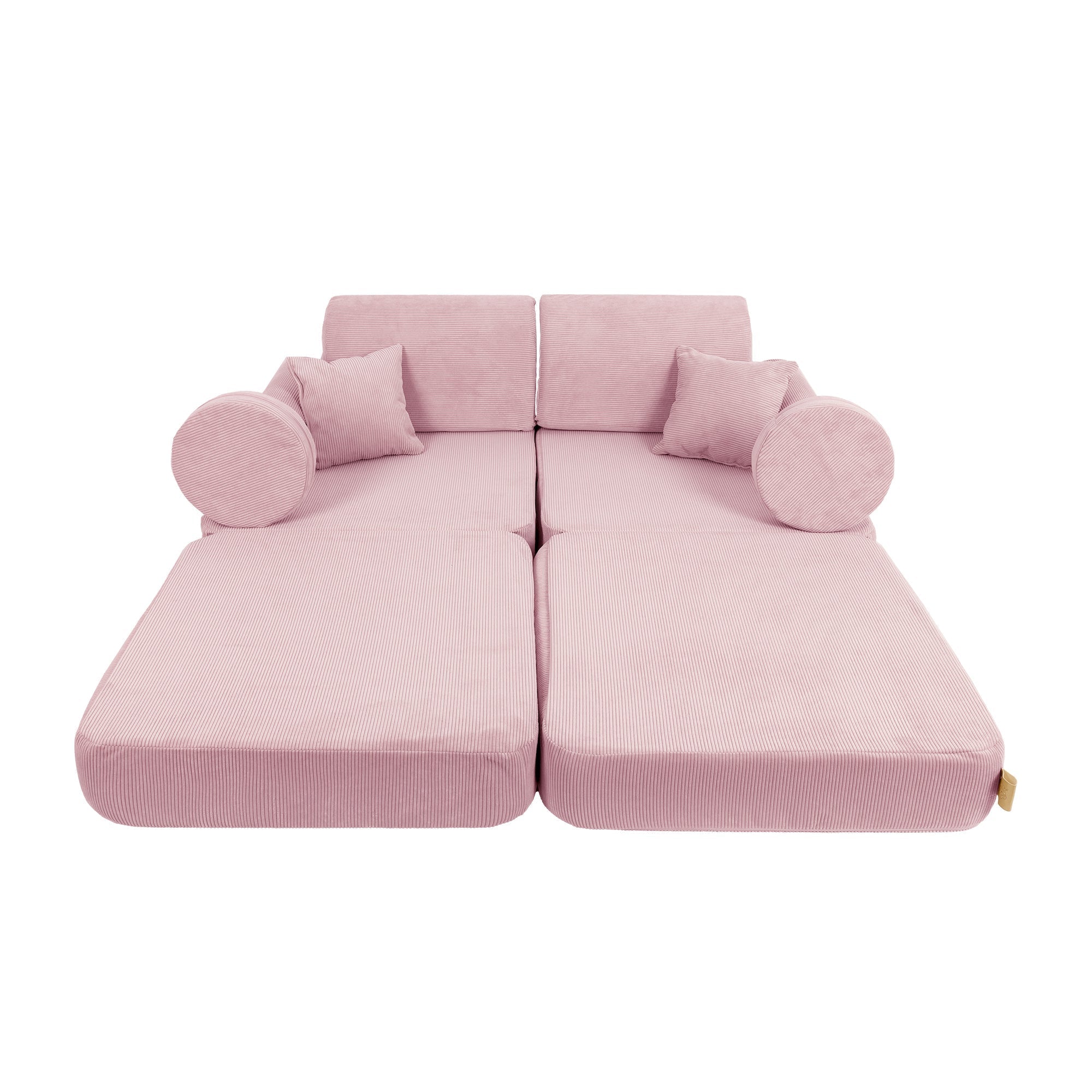 Canapea extensibilă modulară MeowBaby Slimcord Play Sofa Plus – 10 piese