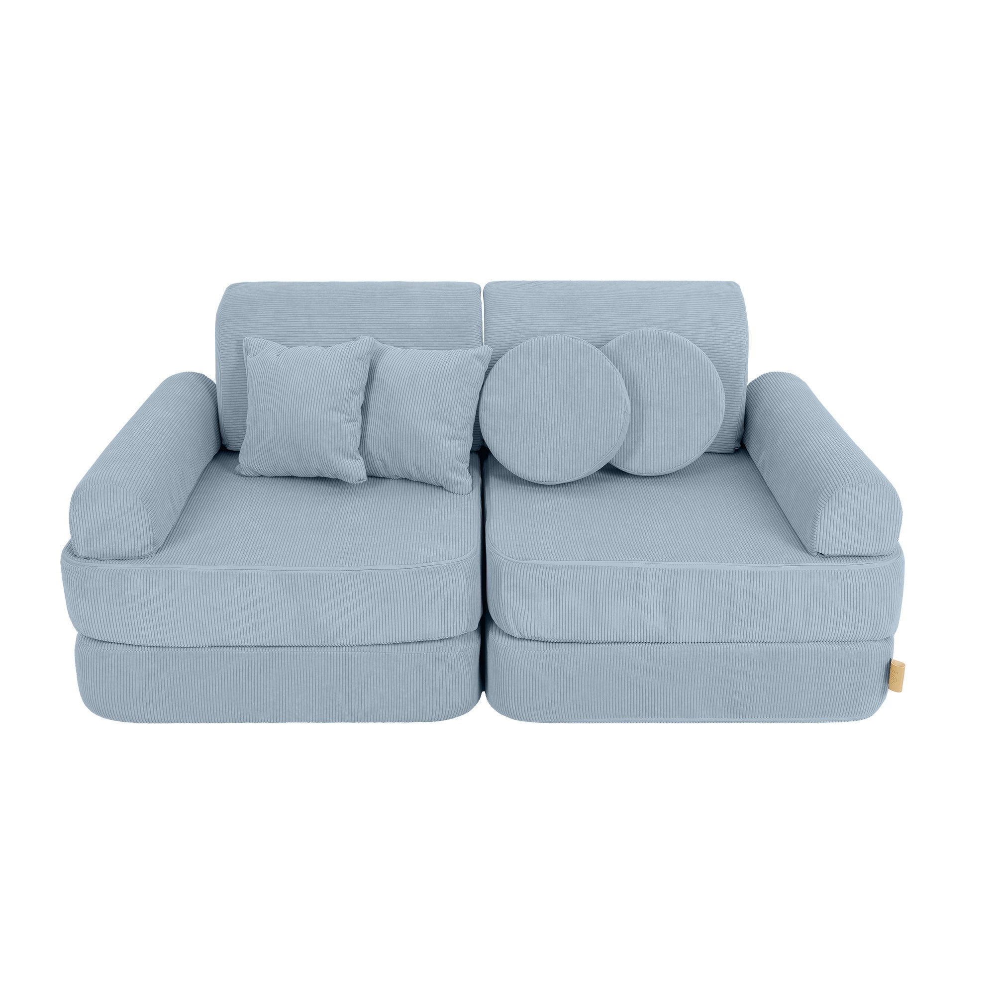 Canapea extensibilă modulară MeowBaby Slimcord Play Sofa Plus – 10 piese